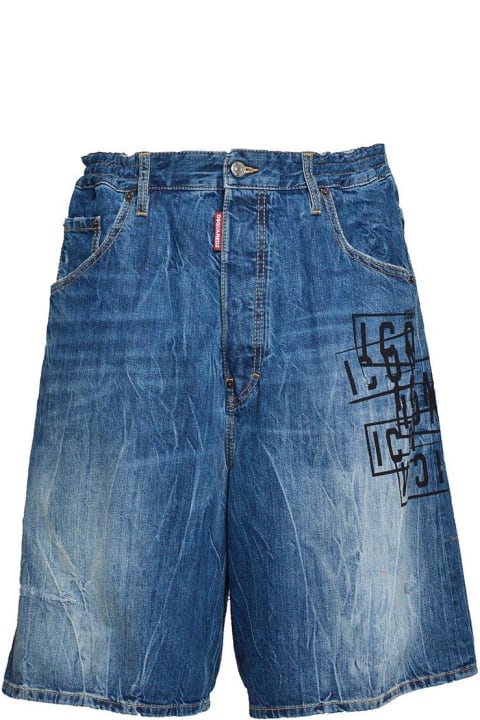 Dsquared2 Pants for Men Dsquared2 Icon Denim Shorts