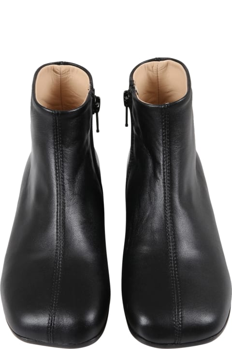 Shoes for Girls MM6 Maison Margiela Black Boots For Girl