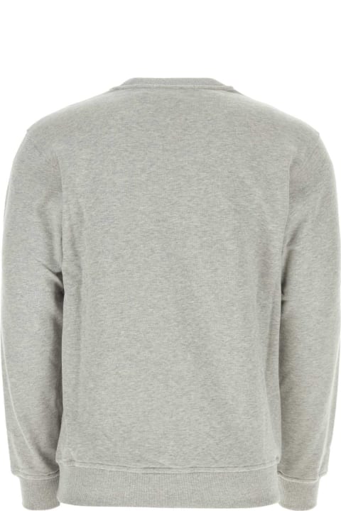 Comme des Garçons Fleeces & Tracksuits for Men Comme des Garçons Melange Grey Cotton Sweatshirt