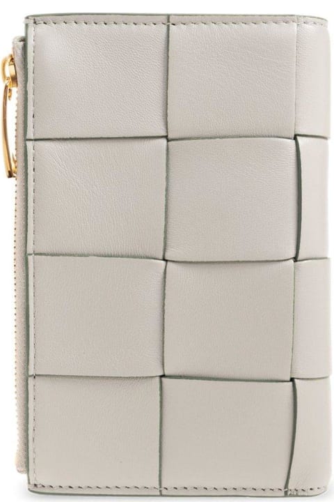 Accessories for Women Bottega Veneta Intreccio Zipped Wallet