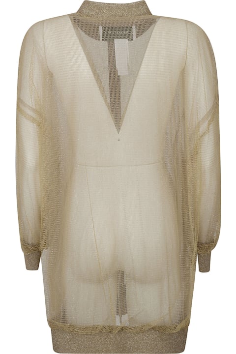 Homeware Fabiana Filippi Glitter Embellished Lace Zip Cardigan