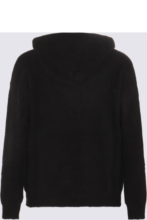 Laneus Clothing for Men Laneus Black Cashmere And Silk Blend Sweater