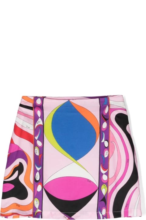 Fashion for Women Pucci Purple/multicoloured Iride Print Mini Skirt