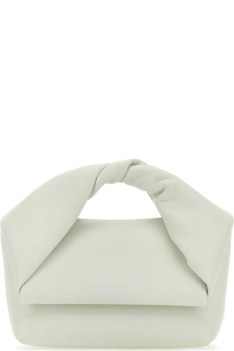 J.W. Anderson Bags for Women J.W. Anderson Ivory Nappa Leather Midi Twister Handbag