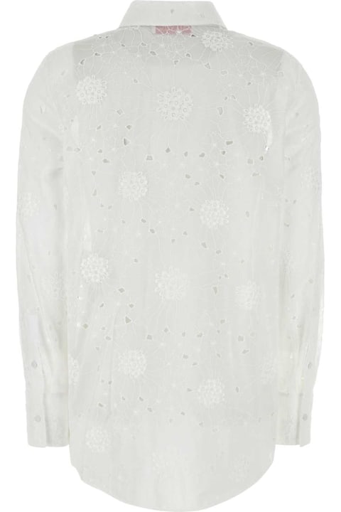 Valentino Garavani Topwear for Women Valentino Garavani White Cotton Shirt