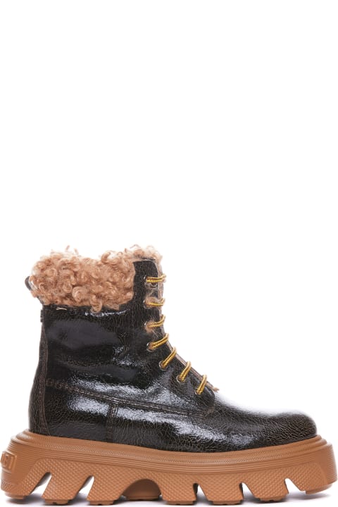 Casadei Boots for Women Casadei Shearling Booties