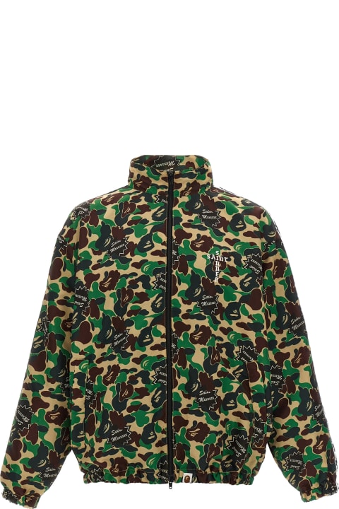 SAINT Mxxxxxx Clothing for Men SAINT Mxxxxxx Saint Michael X A Bathing Ape Sweatshirt