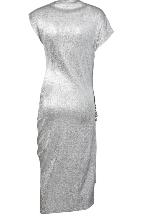 Paco Rabanne for Women Paco Rabanne Short Sleeve Midi Dress