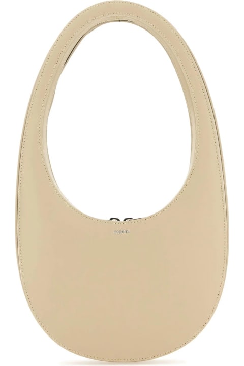 Coperni Totes for Women Coperni Sand Leather Swipe Handbag