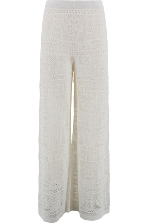 D.Exterior Clothing for Women D.Exterior Patchwork Pants In Cotton