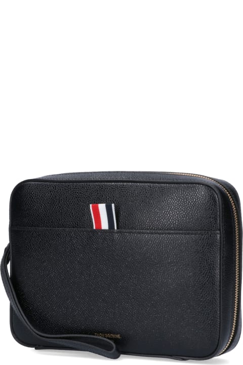 Homeware Thom Browne Logo Zip pouch