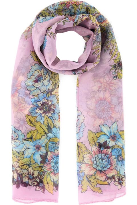 Etro Scarves & Wraps for Women Etro Printed Silk Foulard