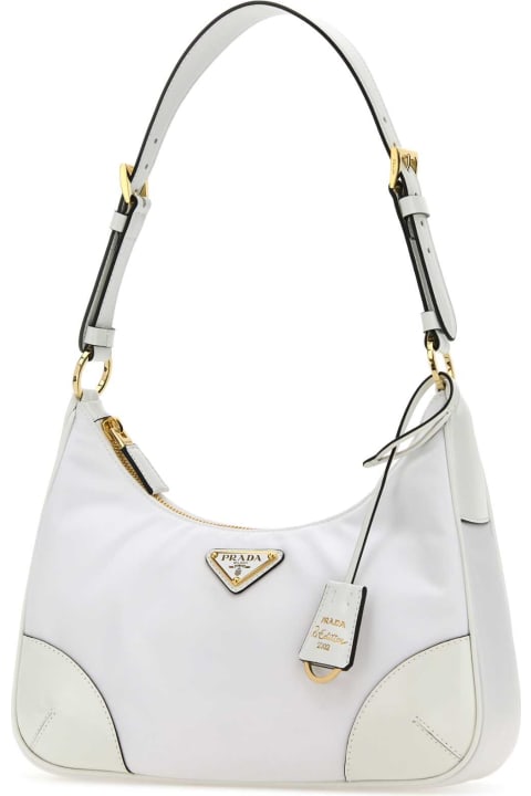 Prada Bags for Women Prada White Re-nylon Re-edition 2002 Shoulder Bag