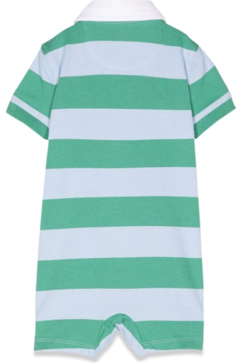 Sale for Baby Girls Polo Ralph Lauren Rugby Shrtll-onepiece-shortall