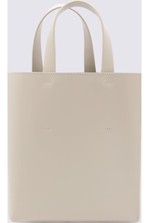 Marni Bags for Women Marni White Leather Museo Tote Bag
