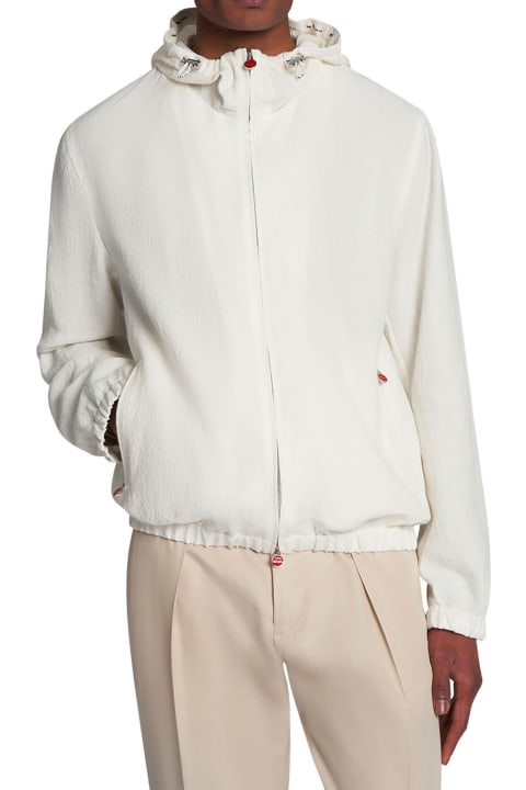 Kiton Coats & Jackets for Men Kiton Blouson Linen
