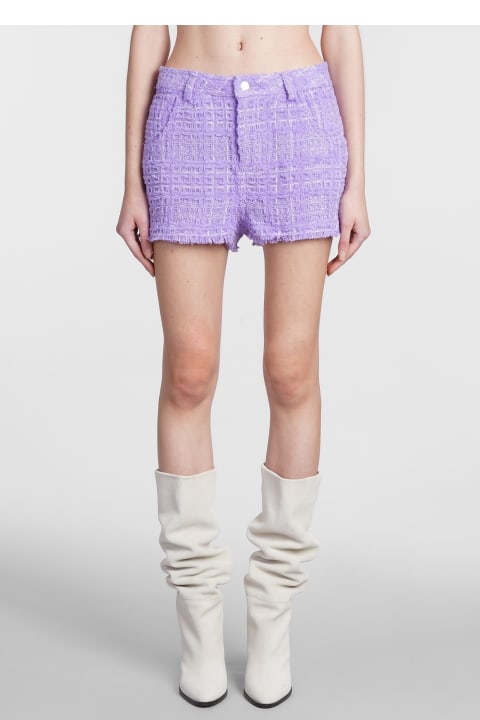 Esta Shorts In Viola Cotton