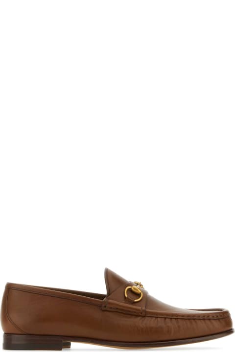 Homeware Gucci Brown Leather Loafers