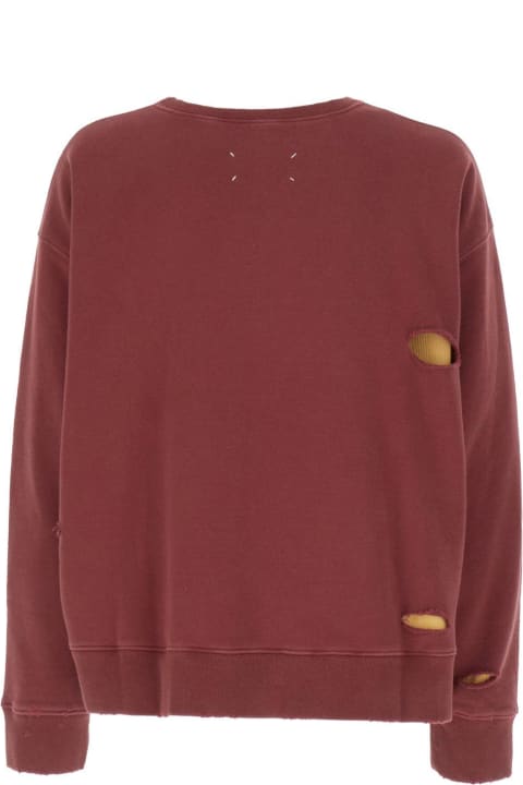 Fleeces & Tracksuits for Men Maison Margiela Distressed Oversized Sweatshirt