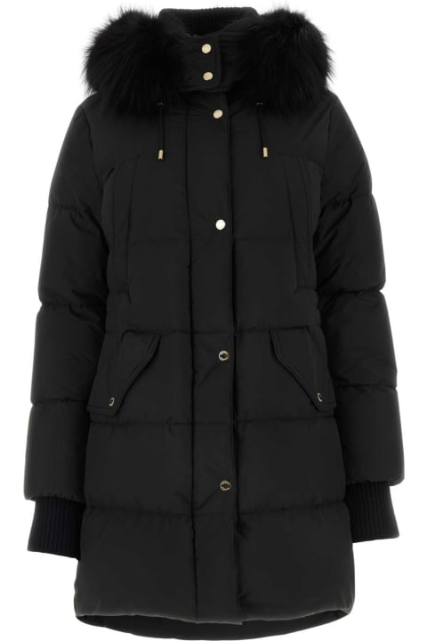 Coats & Jackets for Women Moorer Black Polyester Talassa Down Jacket