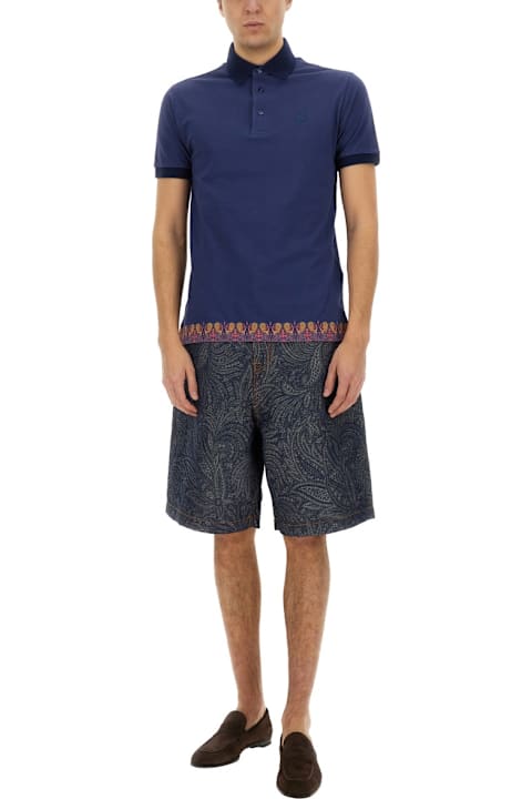 Etro Topwear for Men Etro Polo Shirt With Print