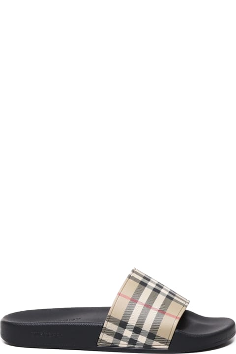 Homeware Burberry Check Slides