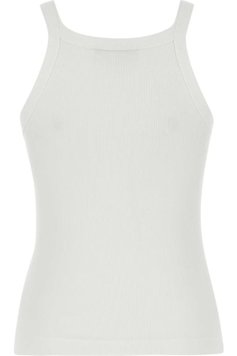 Homeware Fendi White Stretch Cotton Top