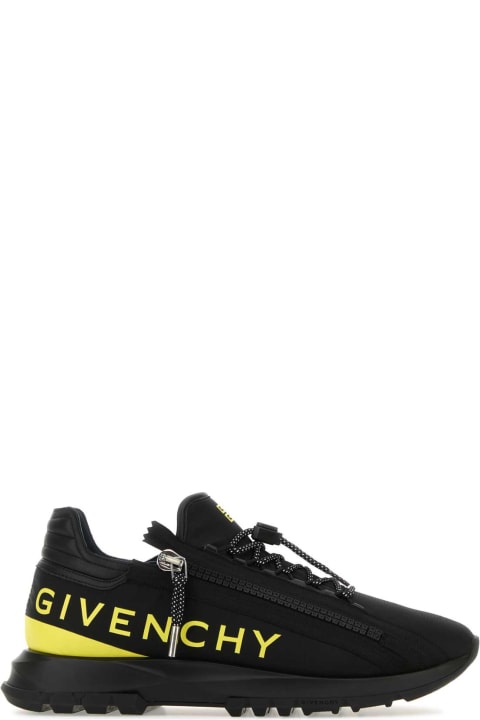 Givenchy for Men Givenchy Black Fabric Spectre Sneakers
