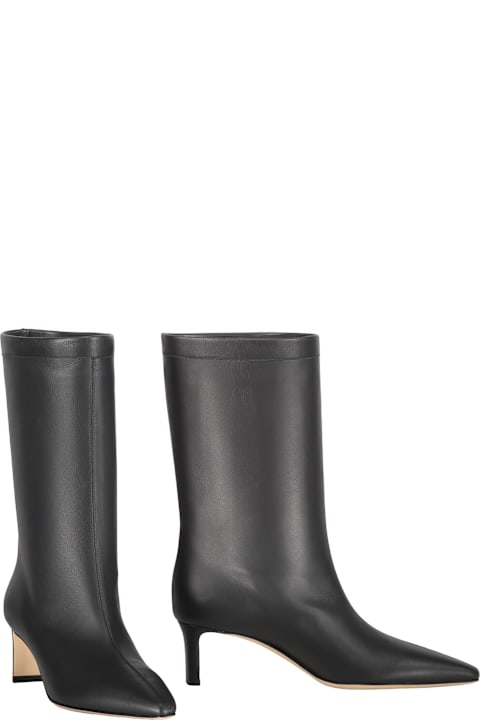 Fabiana Filippi أحذية برقبة لـ السيدات Fabiana Filippi Leather Ankle Boots