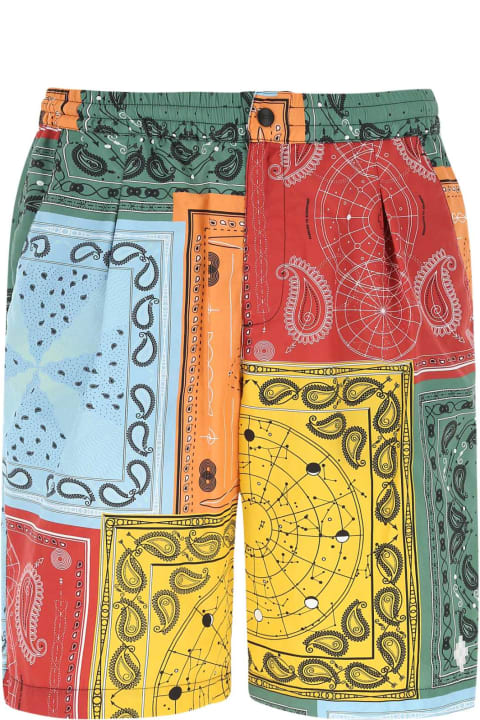 Fashion for Women Marcelo Burlon Printed Nylon Bermuda Shorts