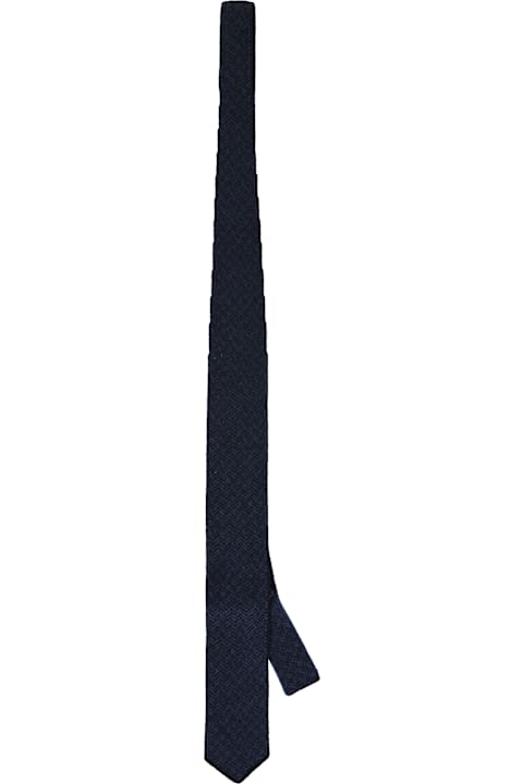 Homeware Corneliani Knitted Silk And Cashmere Blend Tie