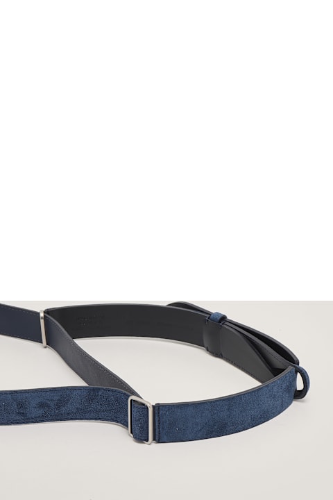 Orciani Belts for Men Orciani Cintura Nobuckle In Pelle Suede Belt