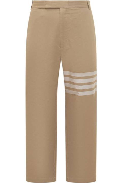Thom Browne for Men Thom Browne 4-bar Striped Straight-leg Trousers