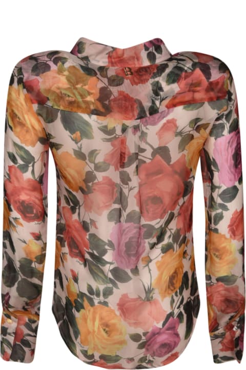 Blugirl Topwear for Women Blugirl Floral Print Shirt