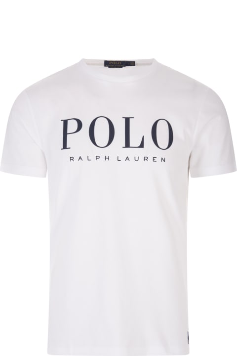 Polo Ralph Lauren for Men Polo Ralph Lauren White Polo Custom Slim-fit T-shirt