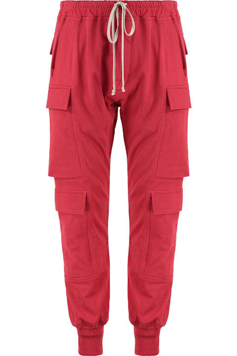 Rick Owens Pants for Men Rick Owens Stretch Cotton Track-pants