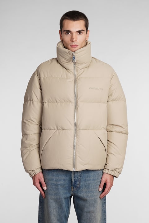 Puffer In Taupe Cotton