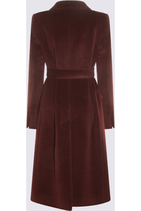 Homeware Tagliatore Bordeaux Wool Coat