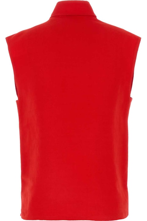 Fashion for Women Burberry Red Canvas Vest