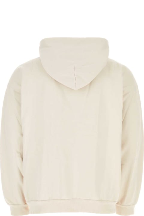 Balenciaga Clothing for Men Balenciaga Ivory Cotton Sweatshirt