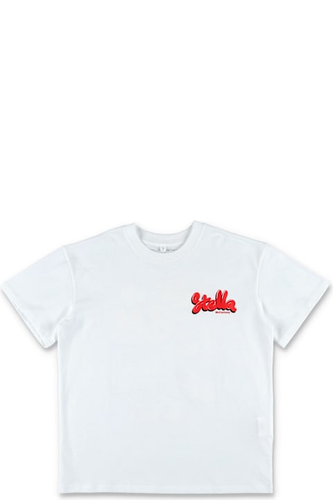 أدوات منزلية Stella McCartney Kids Kid - Logo Print T-shirt