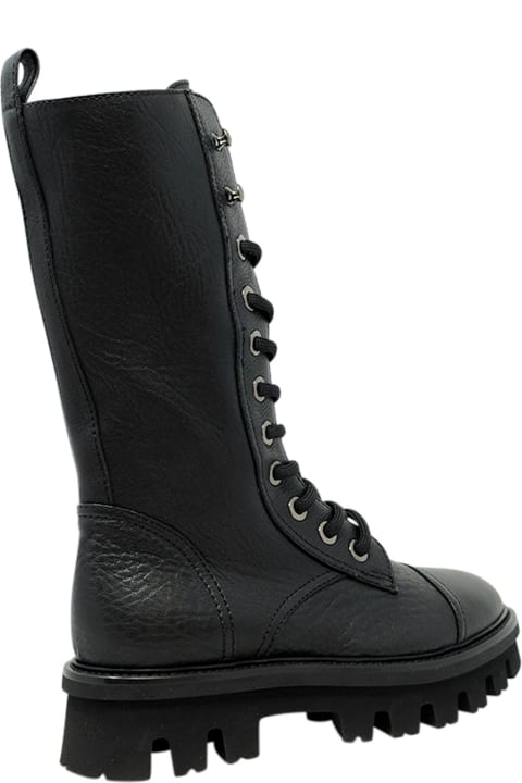 Aglblack Leather Natalia Boots