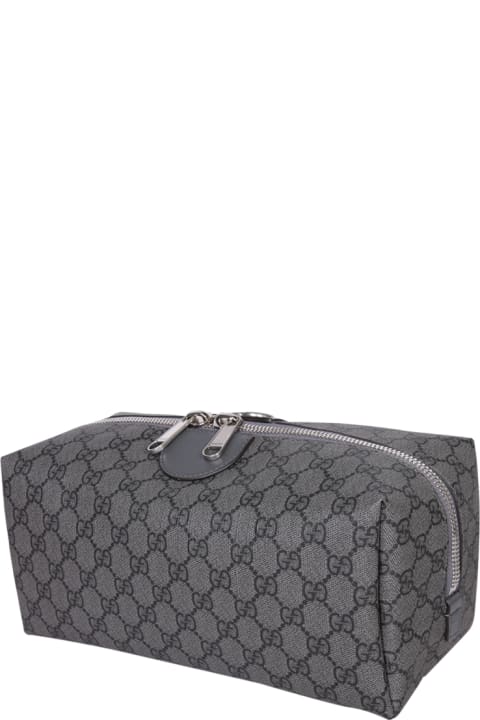 Gucci Luggage for Men Gucci Savoy Supreme Black Beauty Case