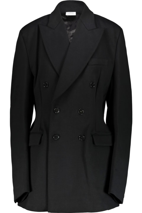 ウィメンズ VETEMENTSのコート＆ジャケット VETEMENTS Hourglass Molton Tailored Jacket