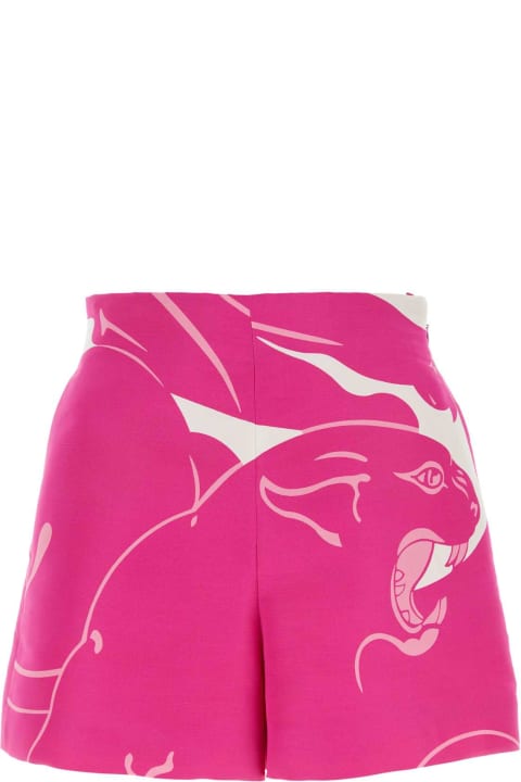 Pants & Shorts for Women Valentino Garavani Printed Faille Shorts