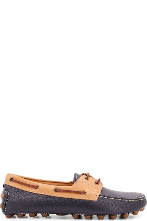 Tod's Shoes for Men Tod's Gommino Bubble Leather Lace Up Boat Shoe
