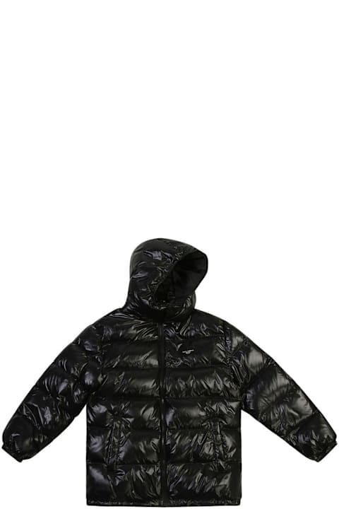 Dolce & Gabbana خصم على Kids Dolce & Gabbana Logo Plaque Hooded Jacket