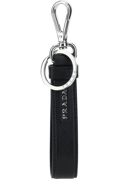 Prada Keyrings for Men Prada Calfskin Keychain