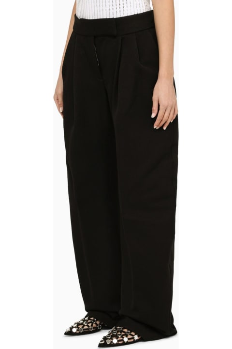 Pants & Shorts for Women The Attico Black Wide Trousers