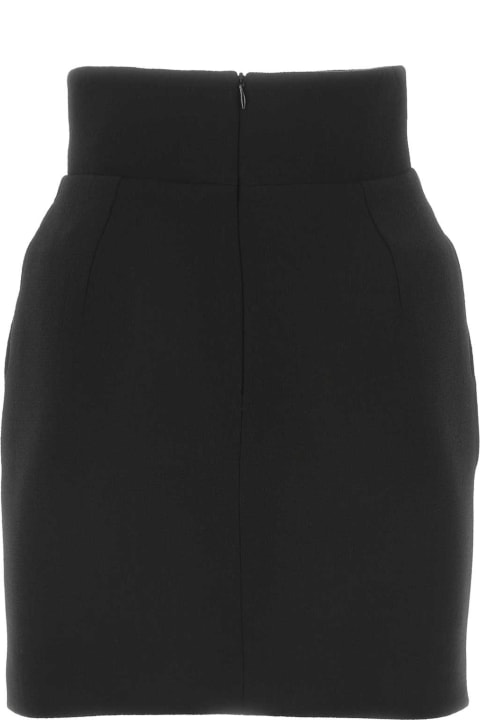 ウィメンズ Alexandre Vauthierのスカート Alexandre Vauthier Black Wool Mini Skirt